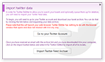 Import Twitter Data